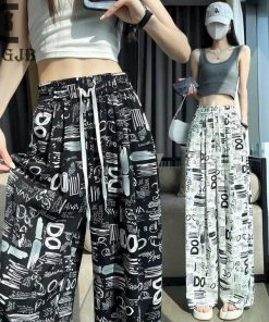 Quần Ống Suông Nữ Vải Thun Lụa In Hình 3D Mặc Thoải Mái Siêu Xinh Tp82 - Phương Store