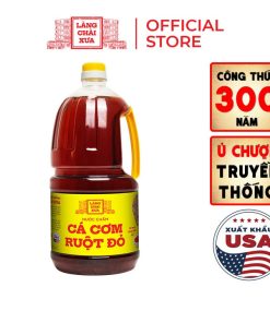 [Chai 2 Lít Vàng - Tiết Kiệm] Nước Chấm Cá Cơm Ruột Đỏ Làng Chài Xưa Đặc Biệt Thanh Dịu An Toàn