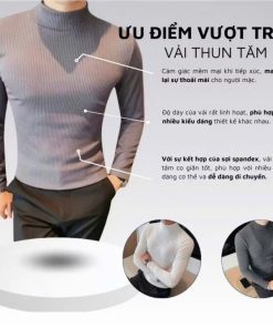 Áo Giữ Nhiệt Nam Chất Thun Tăm Cao Cấp - Men's Style
