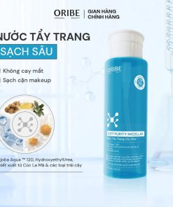 Combo Quà Tặng Nước Tẩy Trang Oribe + Kem Chống Nắng Oribe 10G