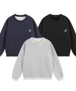 Áo Sweater Cổ Tròn Nam Nữ Fom Rộng Nỉ Lông Cáo Cao Cấp – Men’s Style