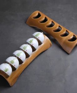 Gác Chén Gỗ Để Bàn Trà - Sương Mai