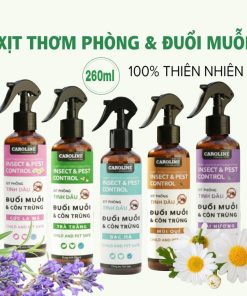 Tinh Dầu Xịt Phòng Khử Mùi, Đuổi Muỗi Và Côn Trùng 7 Mùi Hương