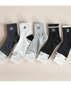 Set 5 Đôi Tất Vớ Nam Cổ Cao Mã 20 Dành Cho Nam