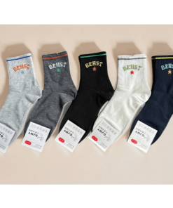 Set 5 Đôi Tất Vớ Nam Cổ Cao Mã 28 Dành Cho Nam