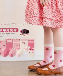 Set 5 Đôi Tất Vớ 039 Siêu Xinh Dễ Thương Từ 1-12 Tuổi Dành Cho Bé Gái