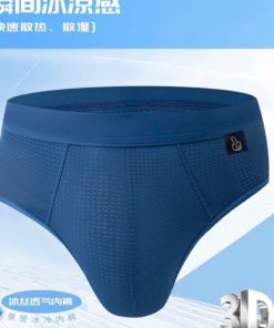 Quần Sịp Chéo Thun Lạnh 3D Thông Hơi Cao Cấp Từ 40-85Kg Dành Cho Nam