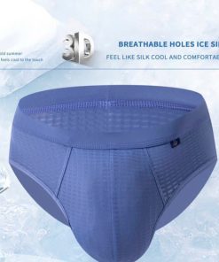 Quần Sịp Chéo Thun Lạnh 3D Thông Hơi Cao Cấp Từ 40-85Kg Dành Cho Nam