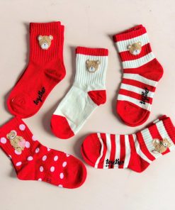 Set 5 Đôi Tất Vớ 51 Dễ Thương Từ 1-12 Tuổi Dành Cho Bé Gái