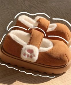 Giày Bông Tay Mèo Meow – Êm Nhẹ, Ấm Áp, Cực Xinh - Pipi Store