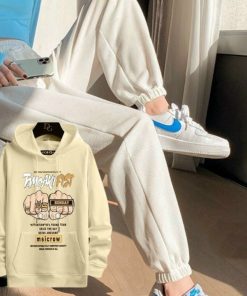 Combo Áo Thun Hoodie Fist Và Quần Dài Vải Tổ Ong – Ausa House