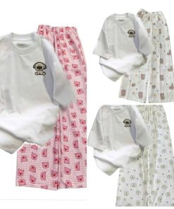 Tổng Hợp Các Sét Bộ Quần Hoạt Hình  + Mix Áo Phông In Hình Cún Nâu Ở Ngực