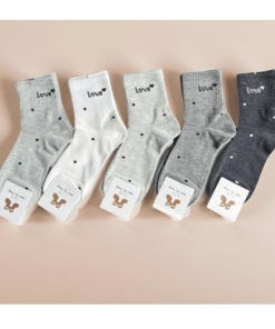 Set 5 Đôi Tất Vớ Nữ Cao Cổ Mã 23 Dành Cho Nữ