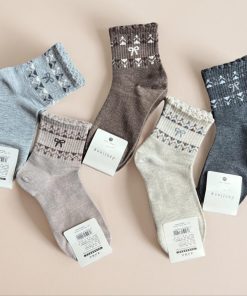 Set 5 Đôi Tất Vớ Nữ Cao Cổ Mã 25 Dành Cho Nữ