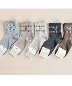 Set 5 Đôi Tất Vớ Nữ Cao Cổ Mã 025 Dành Cho Nữ