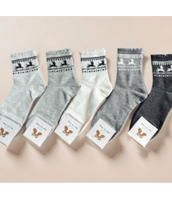 Set 5 Đôi Tất Vớ Nữ Cổ Cao Mã 26 Dành Cho Nữ