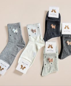 Set 5 Đôi Tất Vớ Nữ Cổ Cao Mã 27 Dành Cho Nữ