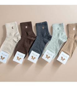 Set 5 Đôi Tất Vớ Nữ Cao Cổ Mã 0022 Dành Cho Nữ