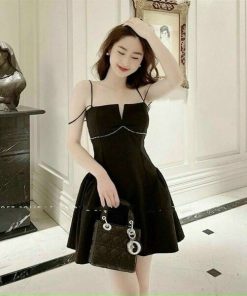 Váy Hai Dây Dáng Chữ A Chic Eo Sang Chảnh V225 - Cloudy Dress