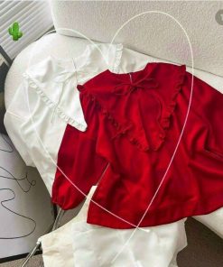 Áo Nữ Cổ Bèo Tiểu Thư - Ausa House