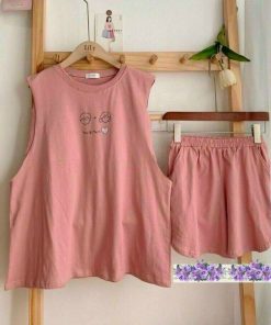 Set Đồ Nữ Thun In 3 Món You & Me - Ausa House