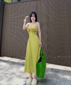 Váy Dáng Dài Hai Dây Sang Chảnh V498 - Haka Mây