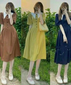 Váy Xòe Đính Cườm Chất Kate Lụa V59 -  Cloudy Dress