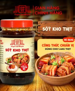 Sốt Kho Thịt Làng Chài Xưa 260G Chuẩn Vị Kho Thịt Thơm Ngon Tròn Vị Như Kho Thủ Công - Kho Được 1.4Kg Thịt