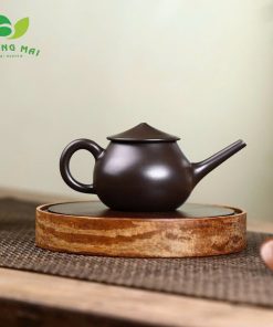 Ấm Pha Trà Lão Ngư Hắc Kim Sa - Ấm Tử Sa Nghi Hưng - Sương Mai