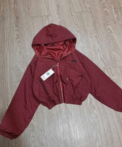 áo Khoác Dù Nhăn 2 Lớp Form Lửng Có Mũ Thêu Chữ Mimi Tp42 - Golden Dream