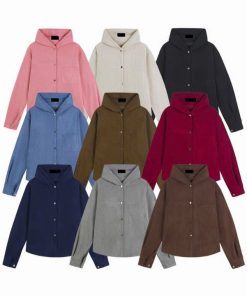 Áo Khoác Chống Nắng Chất Nhung Tăm Có Khuy Bấm,Mũ Trùm Rộng-Thời Trang Chipxinhxk