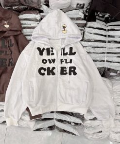 áo Hoodie Nữ Form Rộng Thêu Nổi Chữ Yell Owfli Cá Tính – Htm Fashion