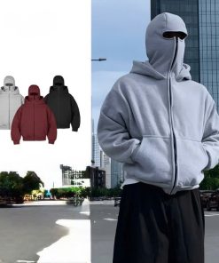 áo Khoác Chống Nắng Hoodie Ninja Unisex Form Rộng – áo Khoác Trùm đầu Kèm Khẩu Trang Cá Tính - Htm Fashion